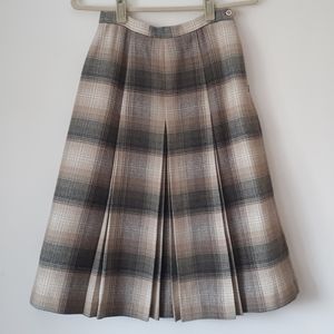Vintage | 100% Wool Plaid Tartan Skirt